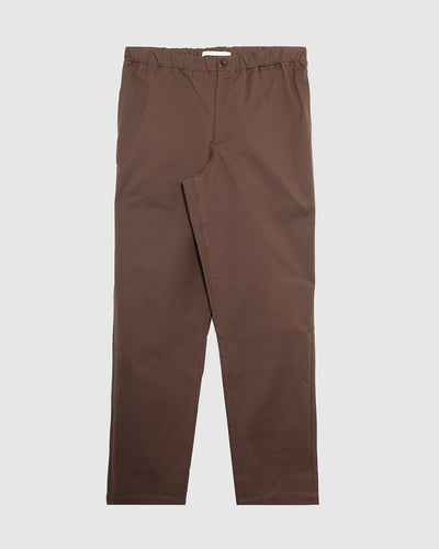 Trysil Regular Solotex Twill Trouser Chestnut - NORSE PROJECTS