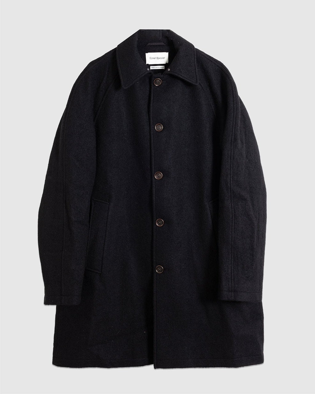 Arnold Coat Haughton Black - OLIVER SPENCER