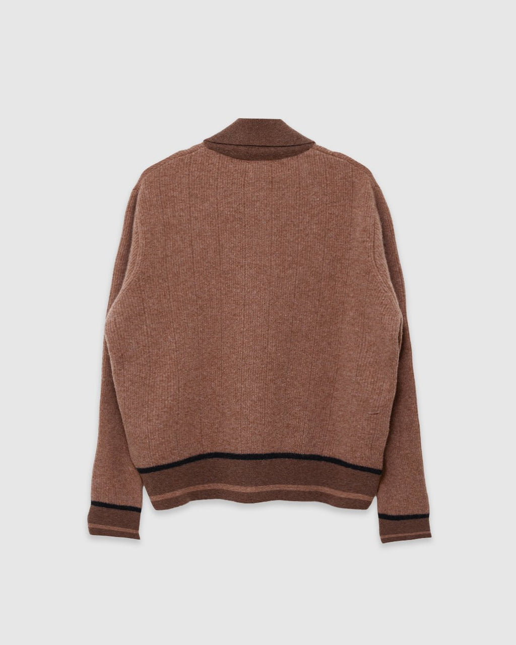 Britten Knitted Cardigan Colvin Sand - OLIVER SPENCER