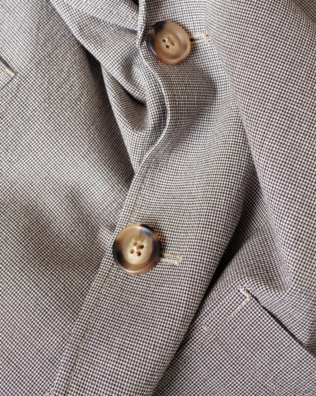 Finsbury Jacket Jensen Brown/White - OLIVER SPENCER