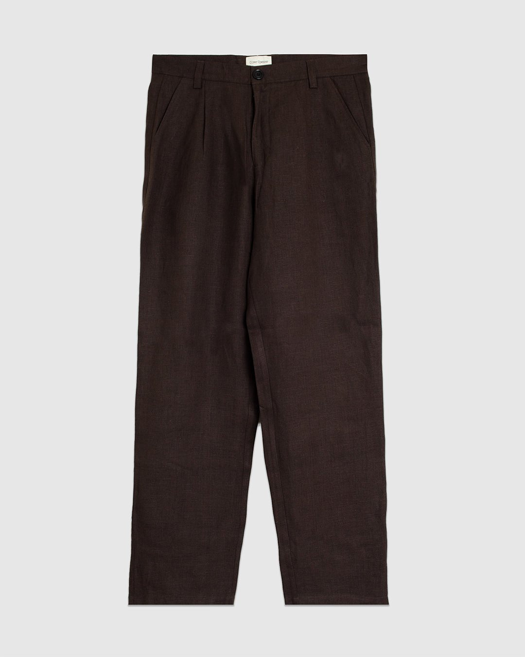 Morton Pleated Trousers Coney Brown - OLIVER SPENCER