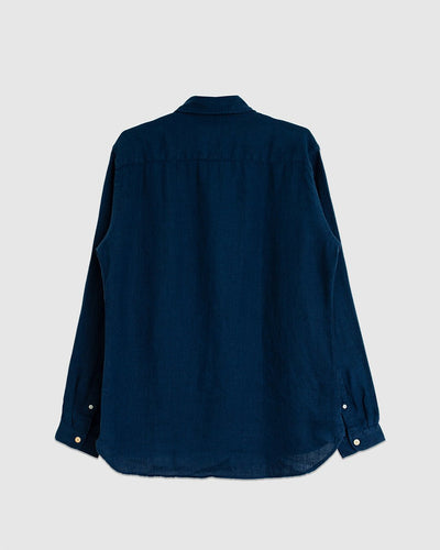 New York Special Shirt Coney Navy - OLIVER SPENCER