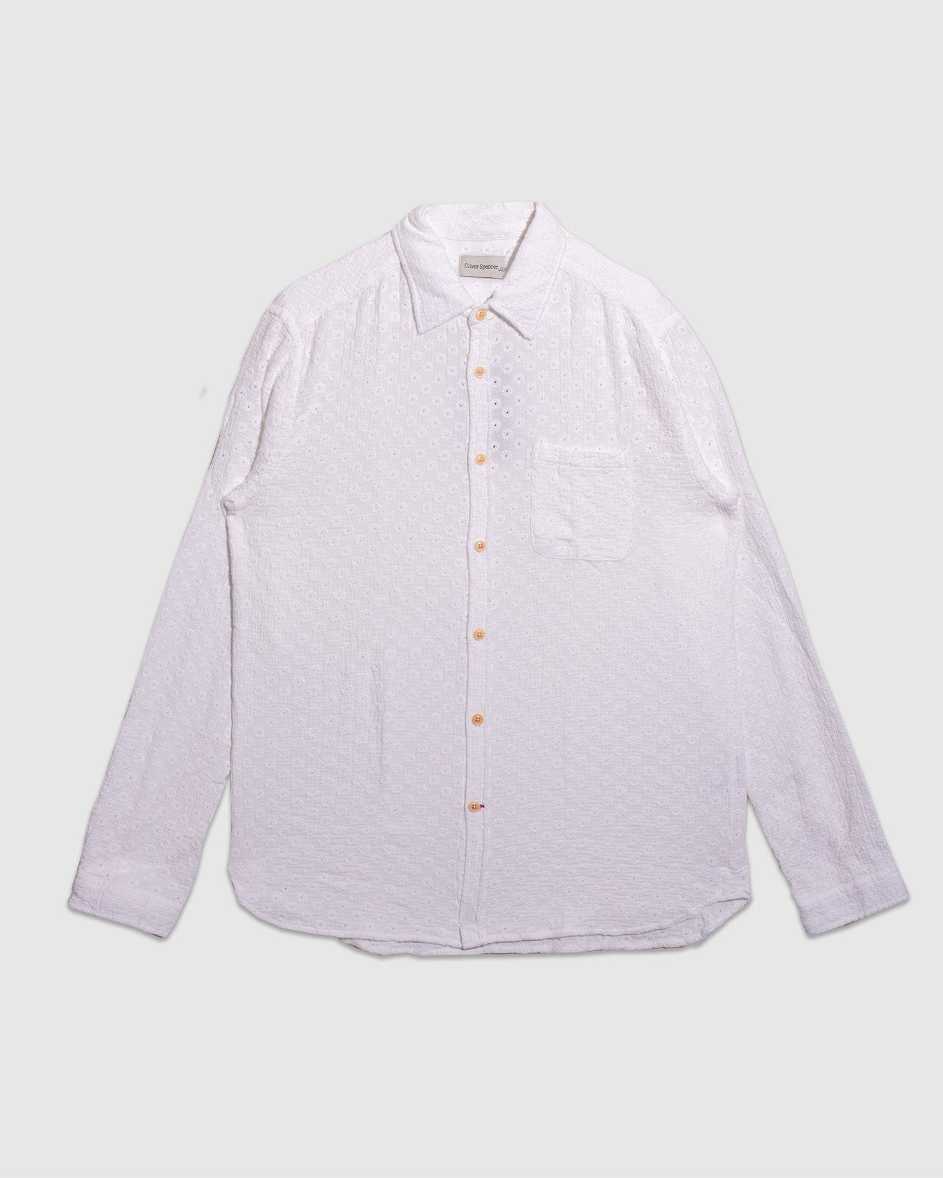 New York Special Shirt Garson White - OLIVER SPENCER