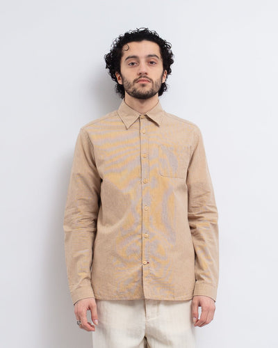 New York Special Shirt Howell Beige - OLIVER SPENCER