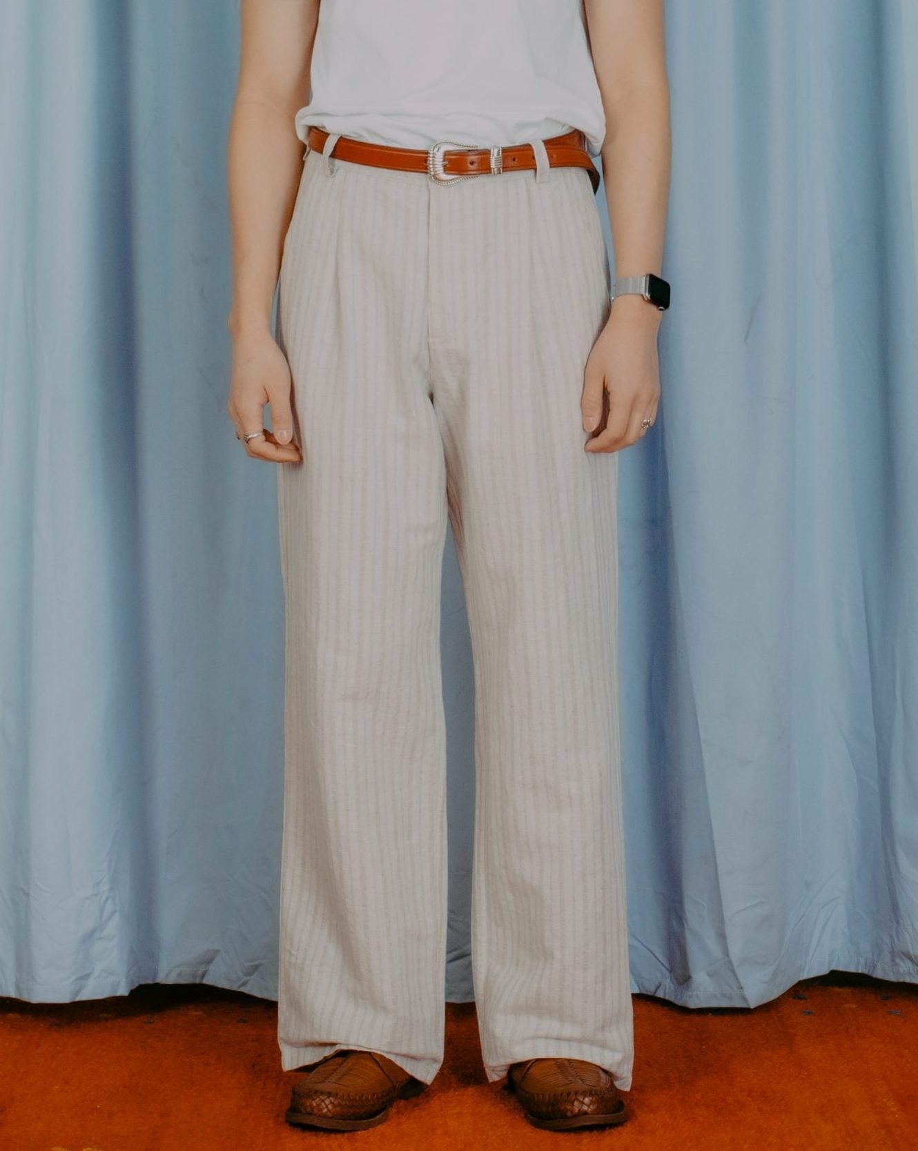 Orsman Trousers Brenner Sand - OLIVER SPENCER