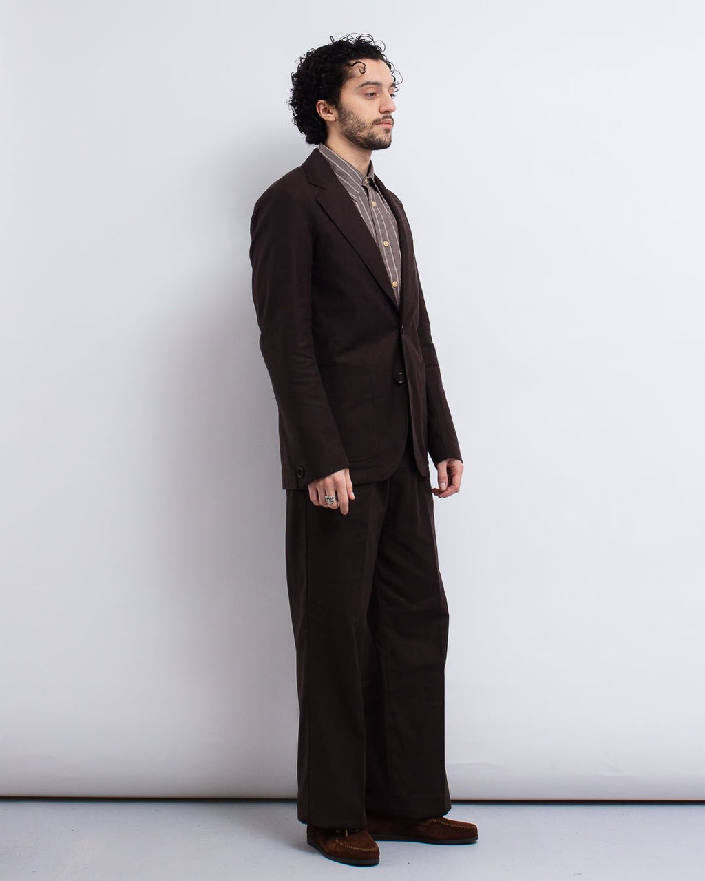 Orsman Trousers Eastman Brown - OLIVER SPENCER