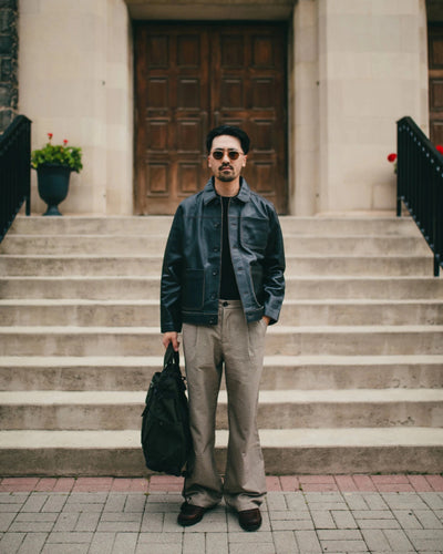 Orsman Trousers Fink Beige - OLIVER SPENCER