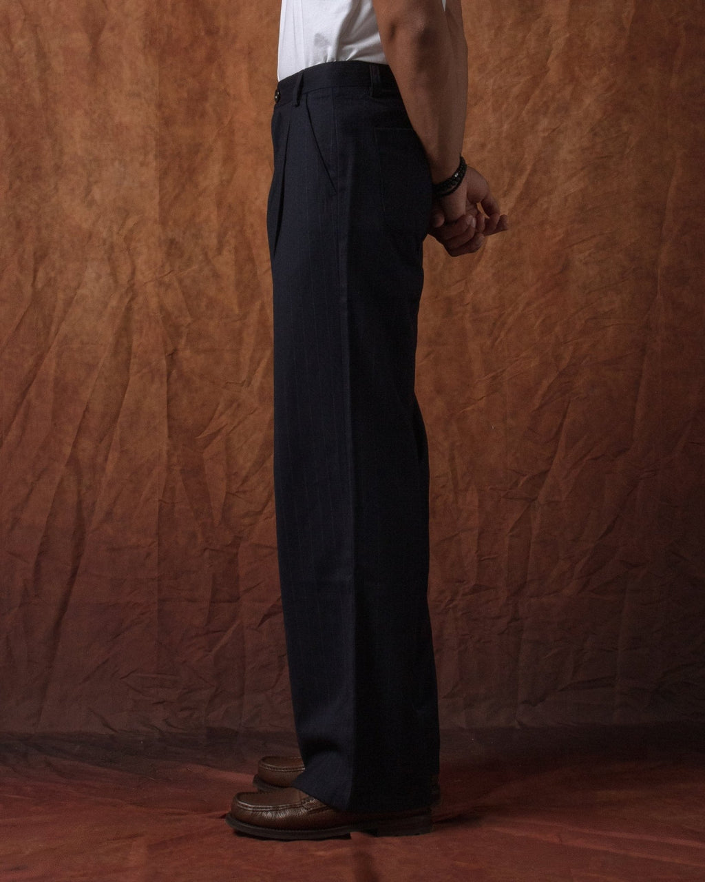 Orsman Trousers Lowe Navy - OLIVER SPENCER
