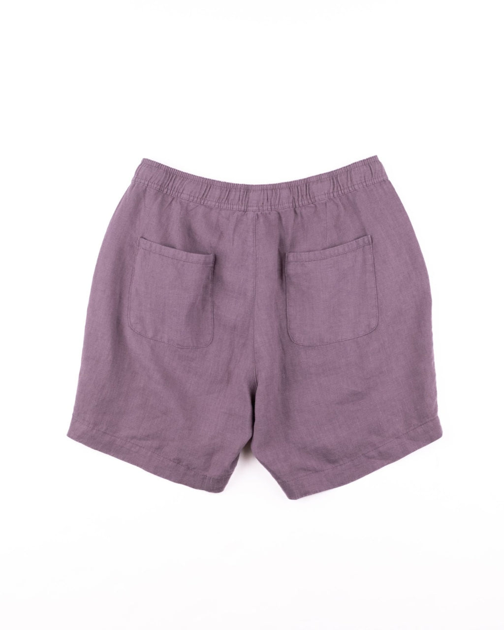 Osborne Drawstring Shorts Linen Coney Mauve - KO - OLIVER SPENCER