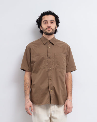 Quito Shirt Gilman Beige - OLIVER SPENCER