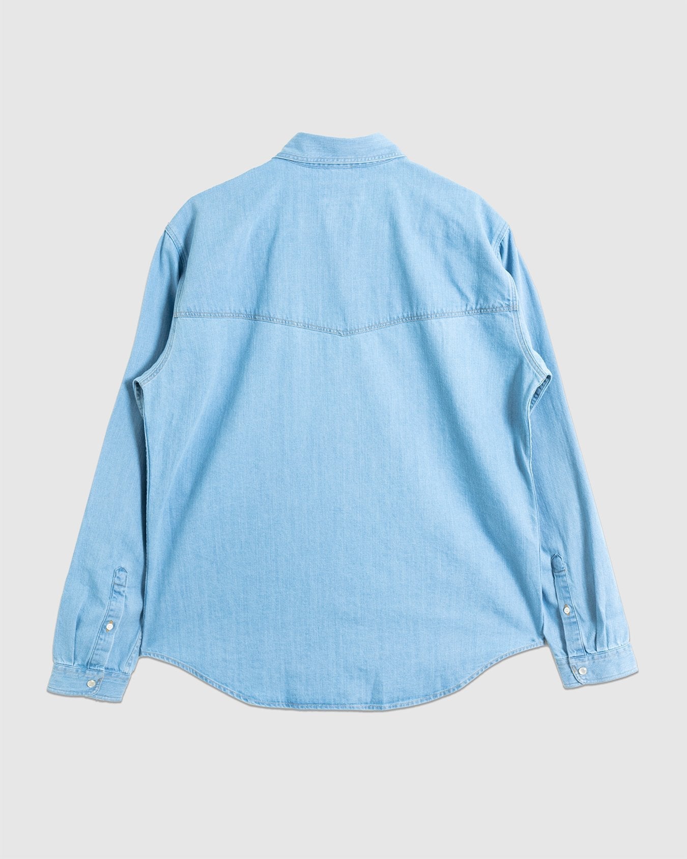 Quito Shirt Mullins Denim Indigo Light - OLIVER SPENCER