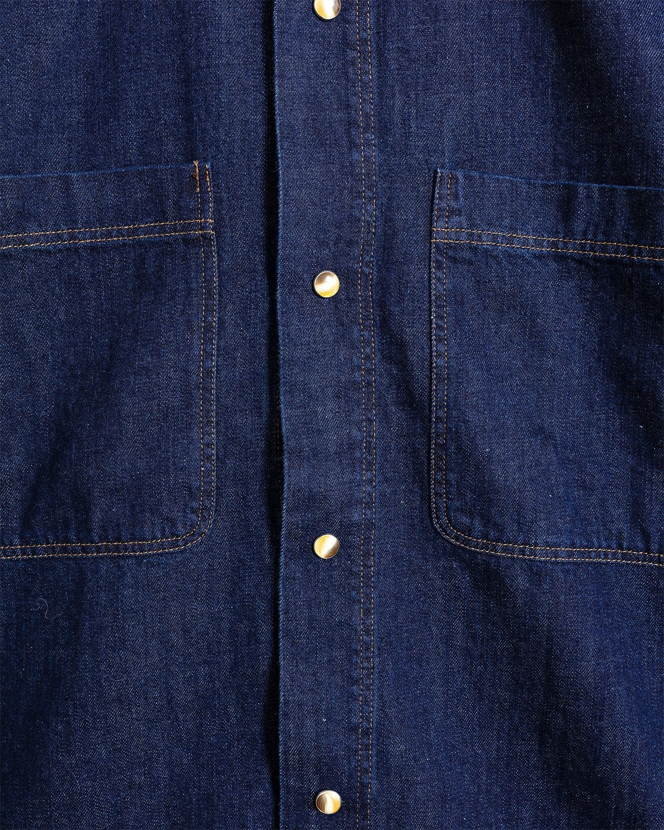 Quito Shirt Mullins Denim Indigo Rinse - OLIVER SPENCER