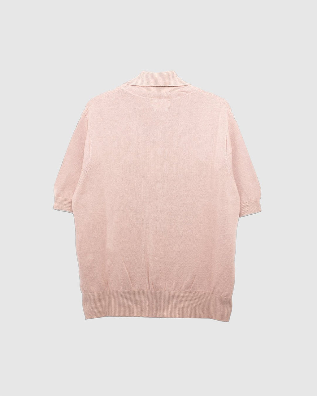 Rossell Knitted Shirt Penrose Pink - OLIVER SPENCER
