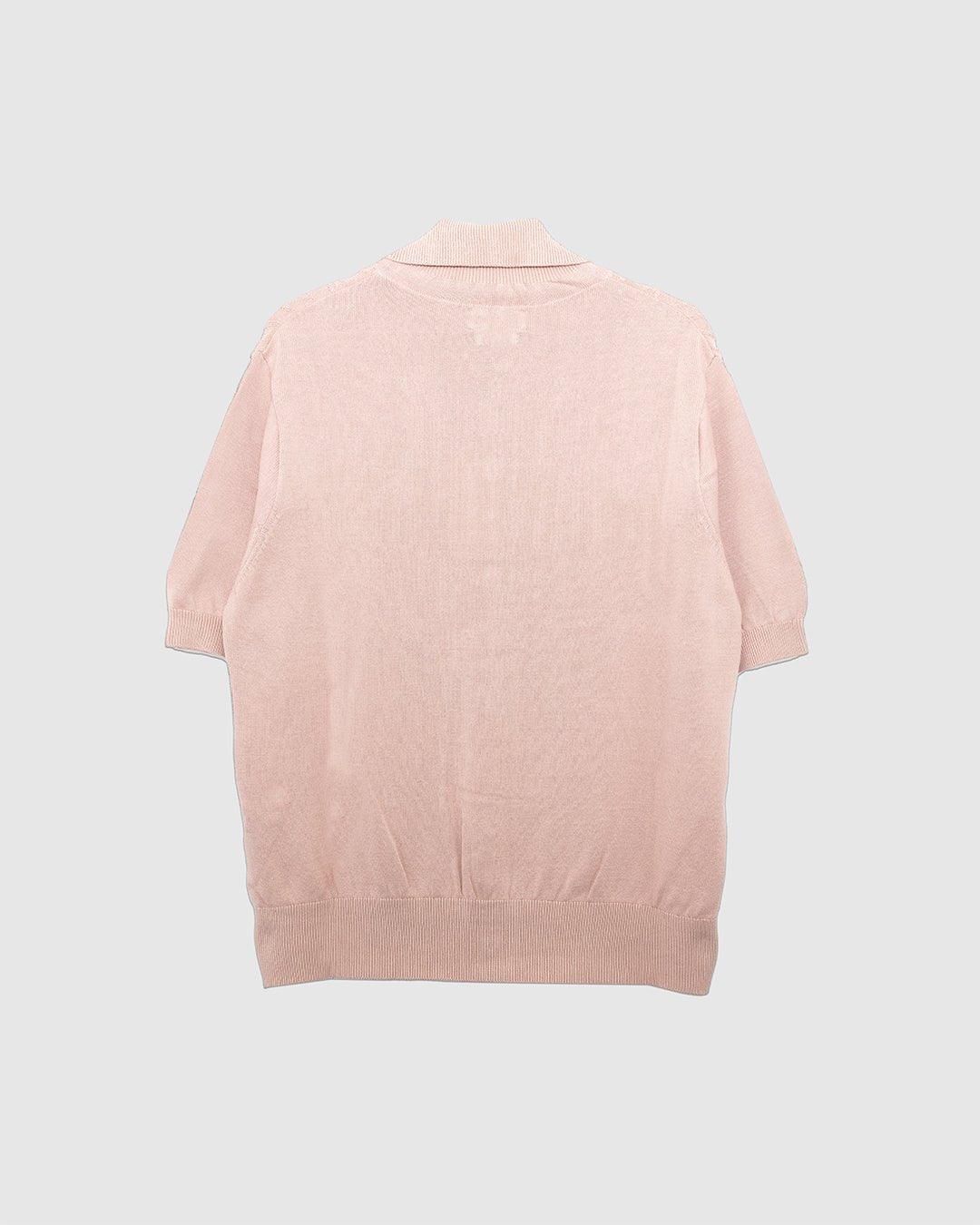 Rossell Knitted Shirt Penrose Pink - OLIVER SPENCER