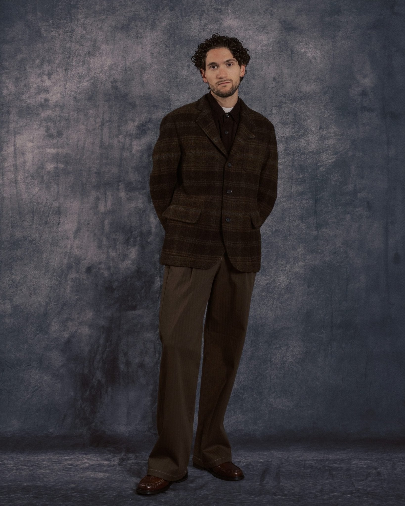 Solms Jacket Staunton Brown - OLIVER SPENCER