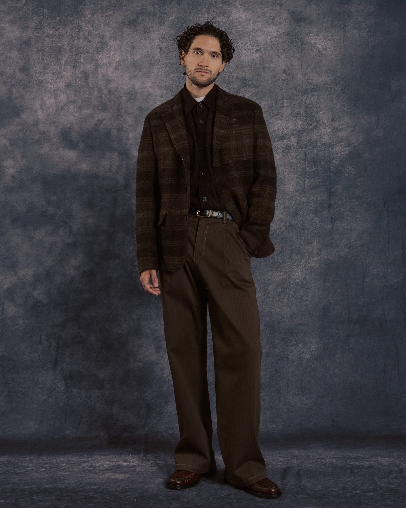 Solms Jacket Staunton Brown - OLIVER SPENCER
