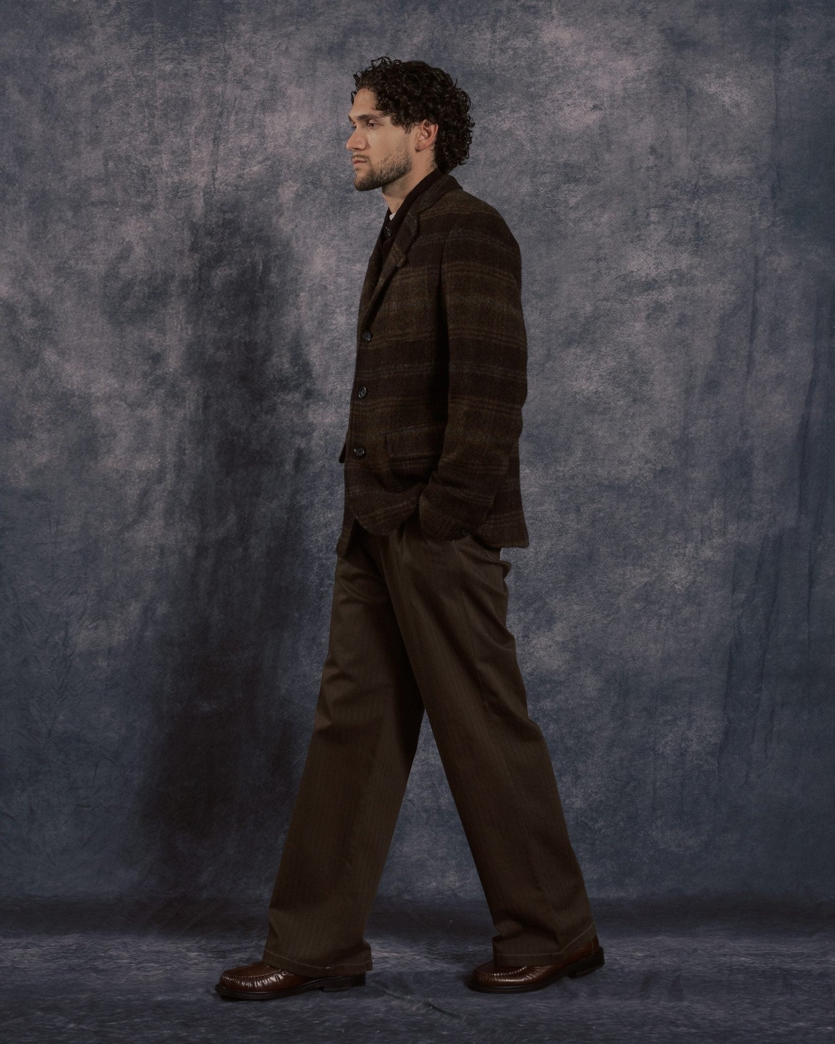 Solms Jacket Staunton Brown - OLIVER SPENCER