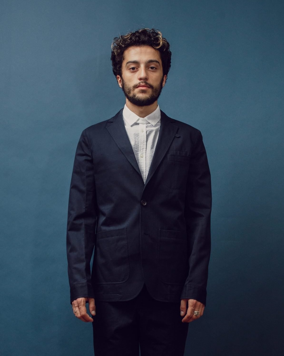Theobald Jacket Ashdown - Navy - OLIVER SPENCER