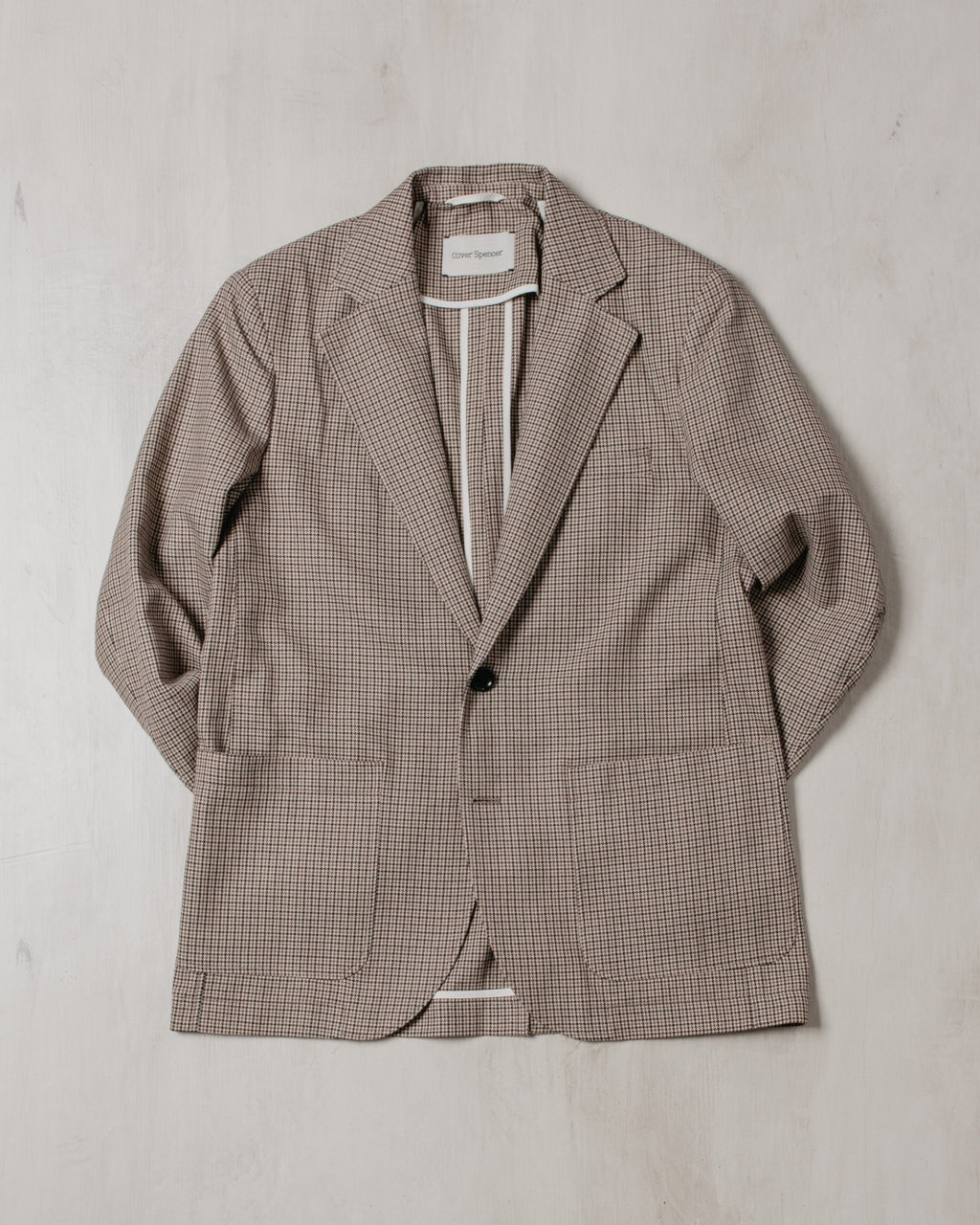 Westbury Jacket Fink Beige - OLIVER SPENCER