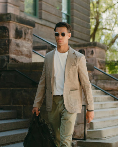 Westbury Jacket Fink Beige - OLIVER SPENCER