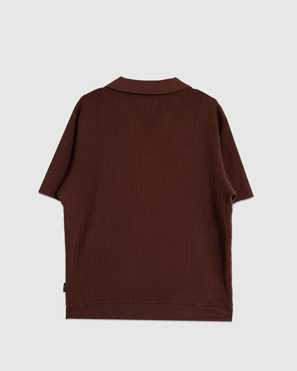 Westcott Polo Shirt Coburn Brown - OLIVER SPENCER