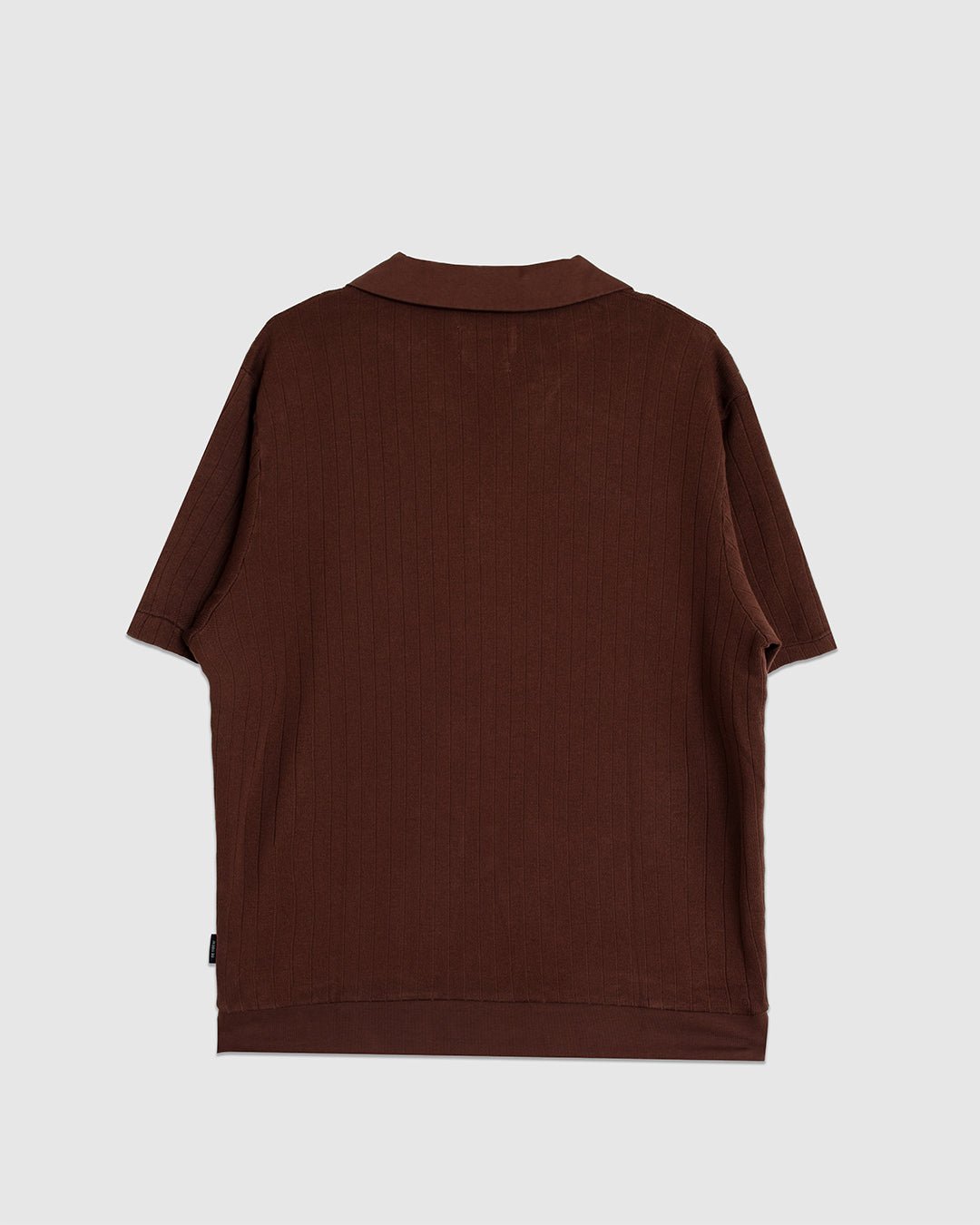 Westcott Polo Shirt Coburn Brown - OLIVER SPENCER