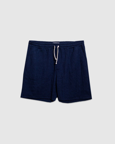 Weston Jersey Shorts Weaver Navy - OLIVER SPENCER