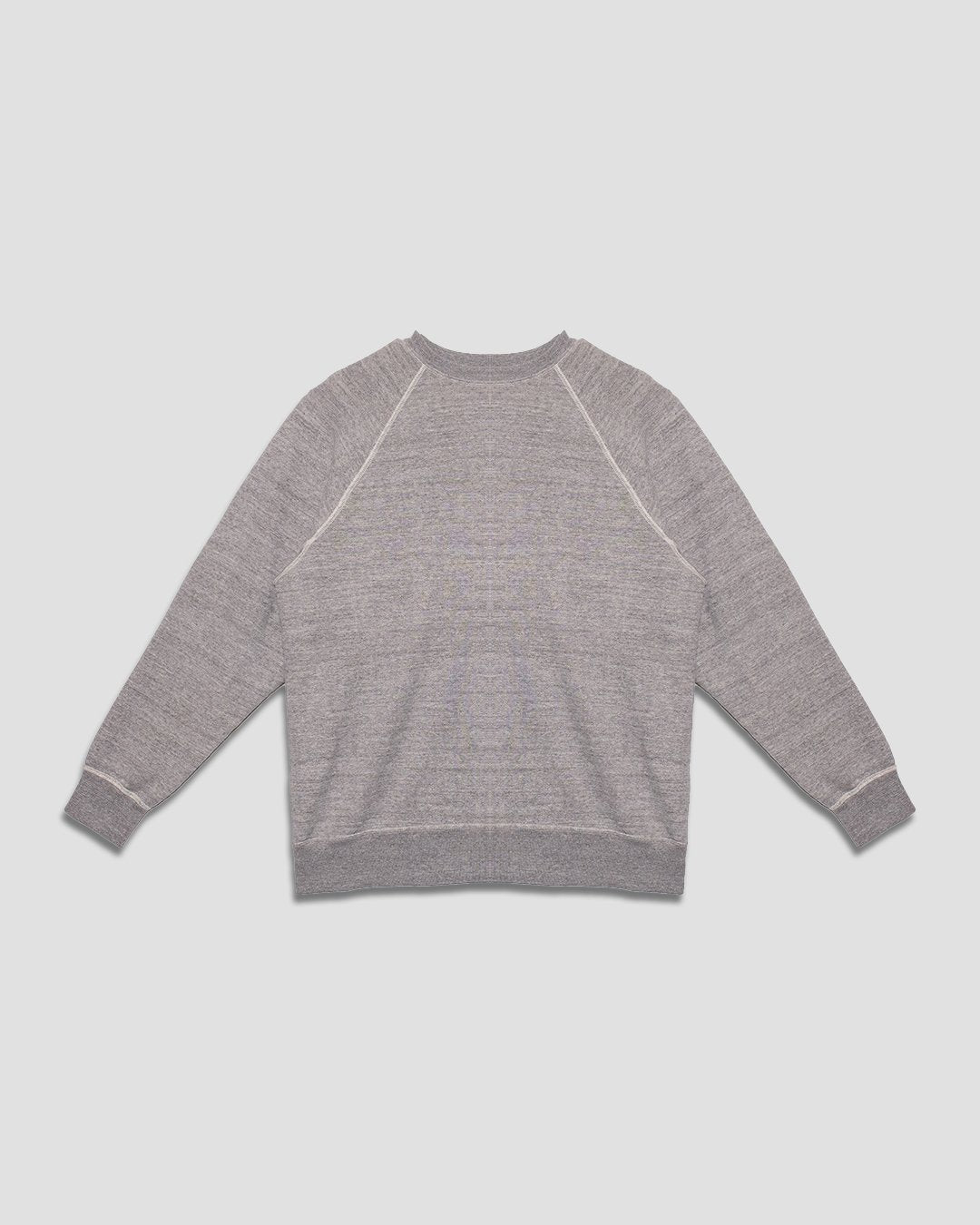 Loopwheel Crewneck Sweat Shirt Brushed Back - Heather Gray