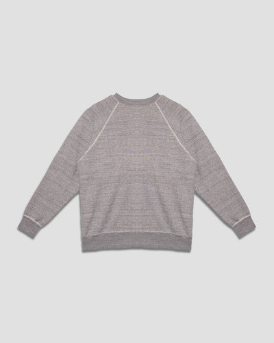 Loopwheel Crewneck Sweat Shirt Brushed Back - Heather Gray