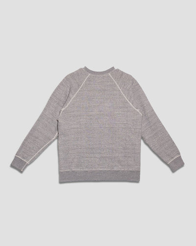 Loopwheel Crewneck Sweat Shirt Brushed Back - Heather Gray
