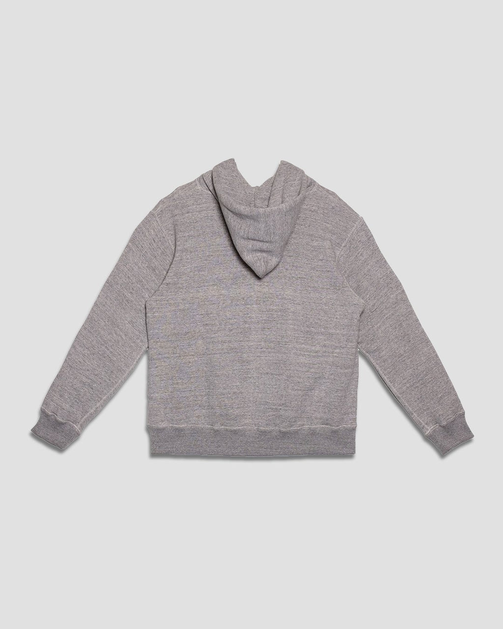 Loopwheel Hooded Sweat Looped Back - Heather Gray
