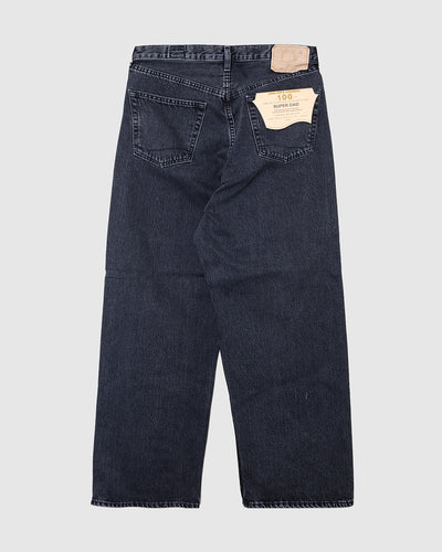 Super Dad's Denim Pants Black Denim Stone