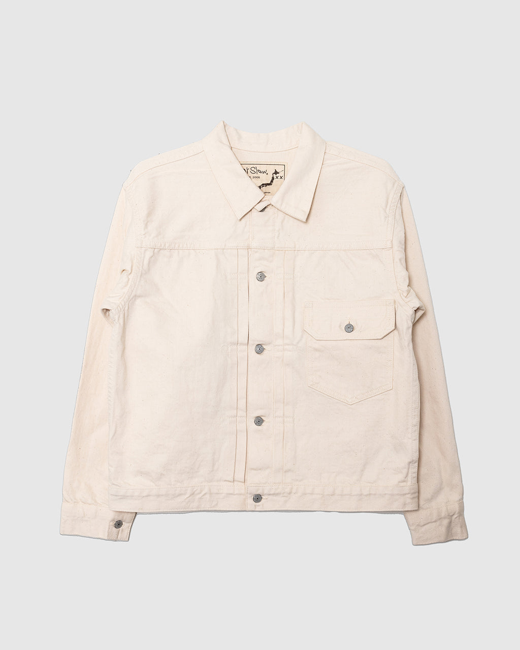 TYPE1 40's Pleated Front Blouse Kinari Ecru