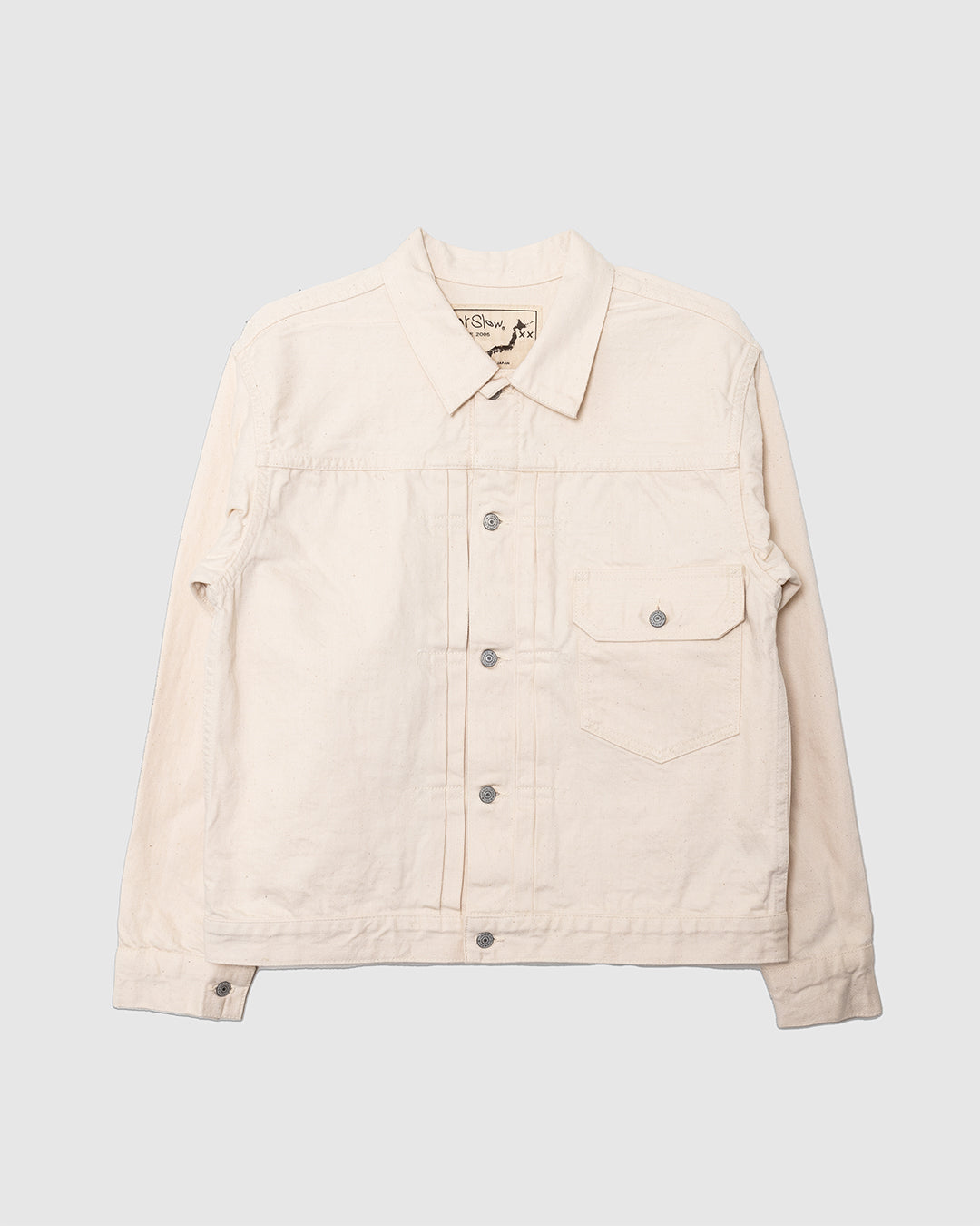 TYPE1 40's Pleated Front Blouse Kinari Ecru