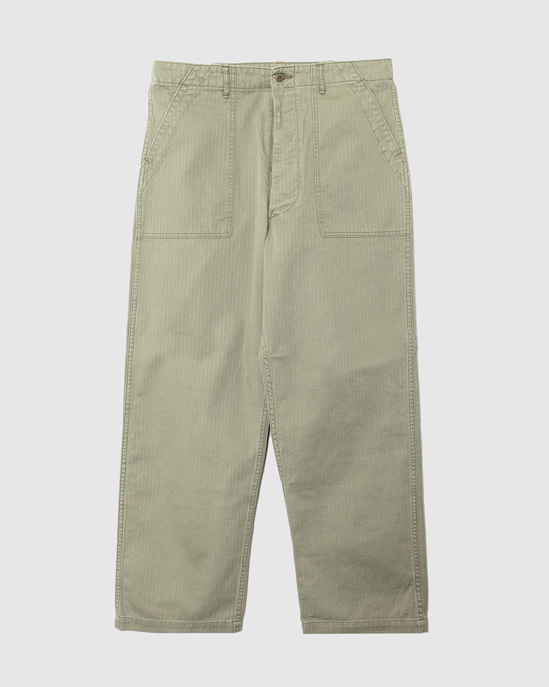 Herringbone Summer Fatigue Pants for UO Green