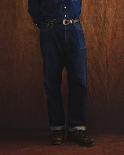 Grand Dad's Fit Denim Pants - One Wash