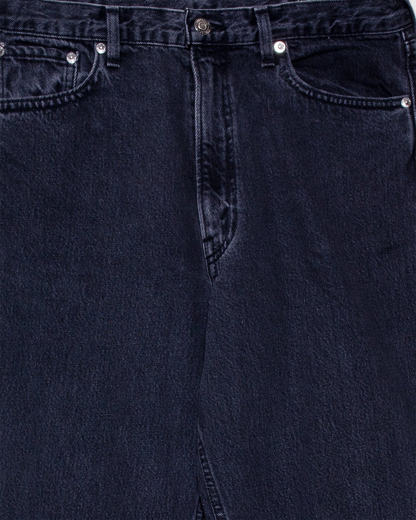101 Dad's Fit Denim Pants Black Denim Stone - ORSLOW