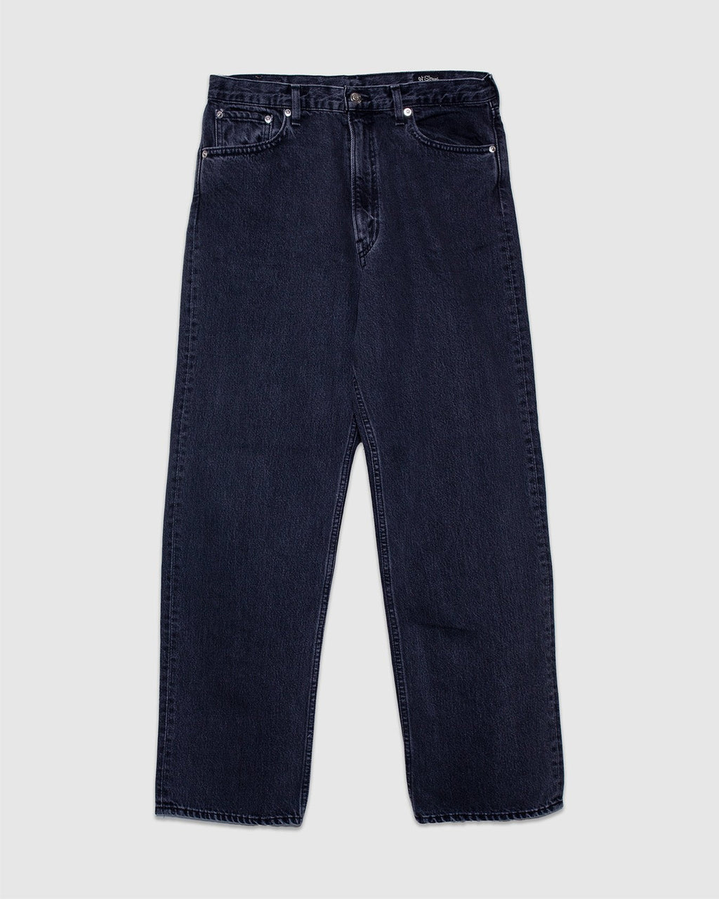 101 Dad's Fit Denim Pants Black Denim Stone - ORSLOW