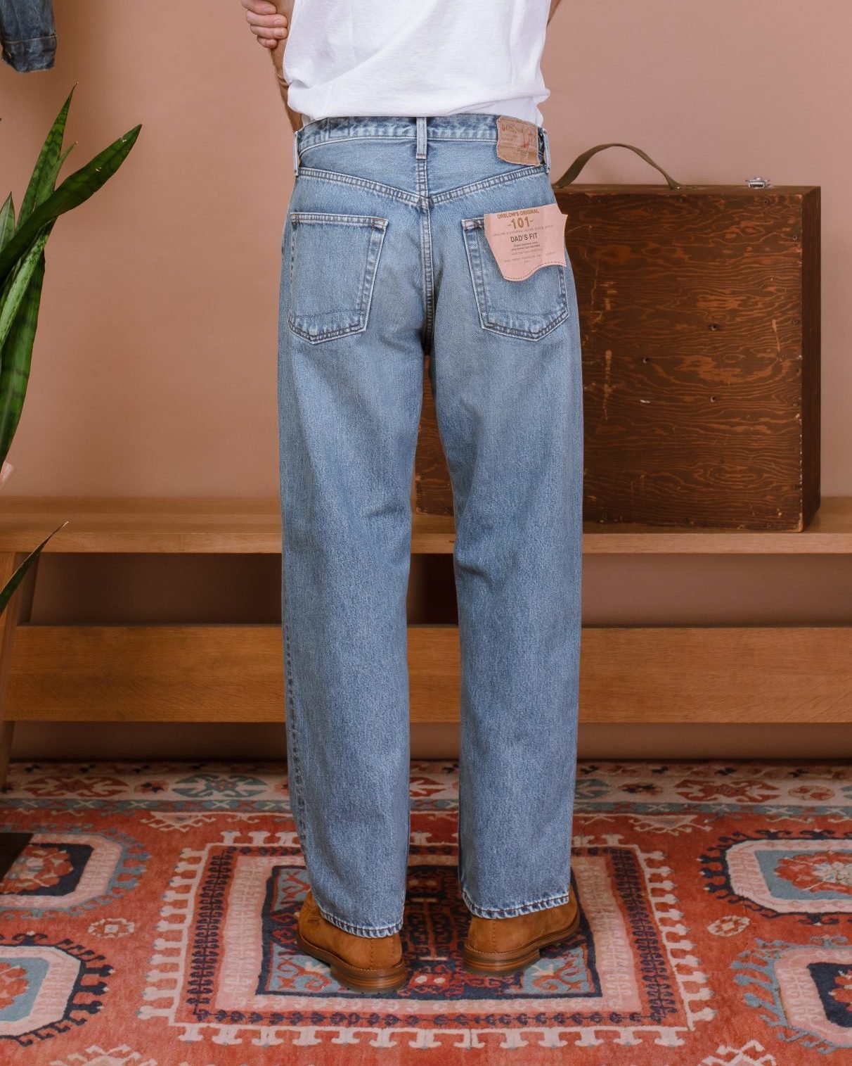101 Dad's Fit Denim Pants Denim Used - ORSLOW