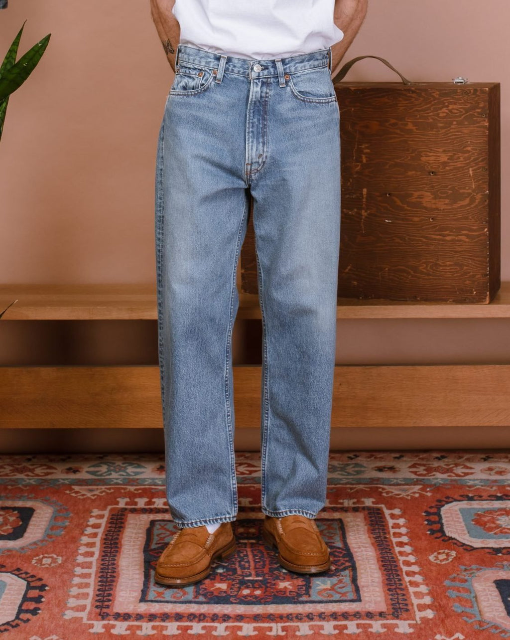 101 Dad's Fit Denim Pants Denim Used - ORSLOW
