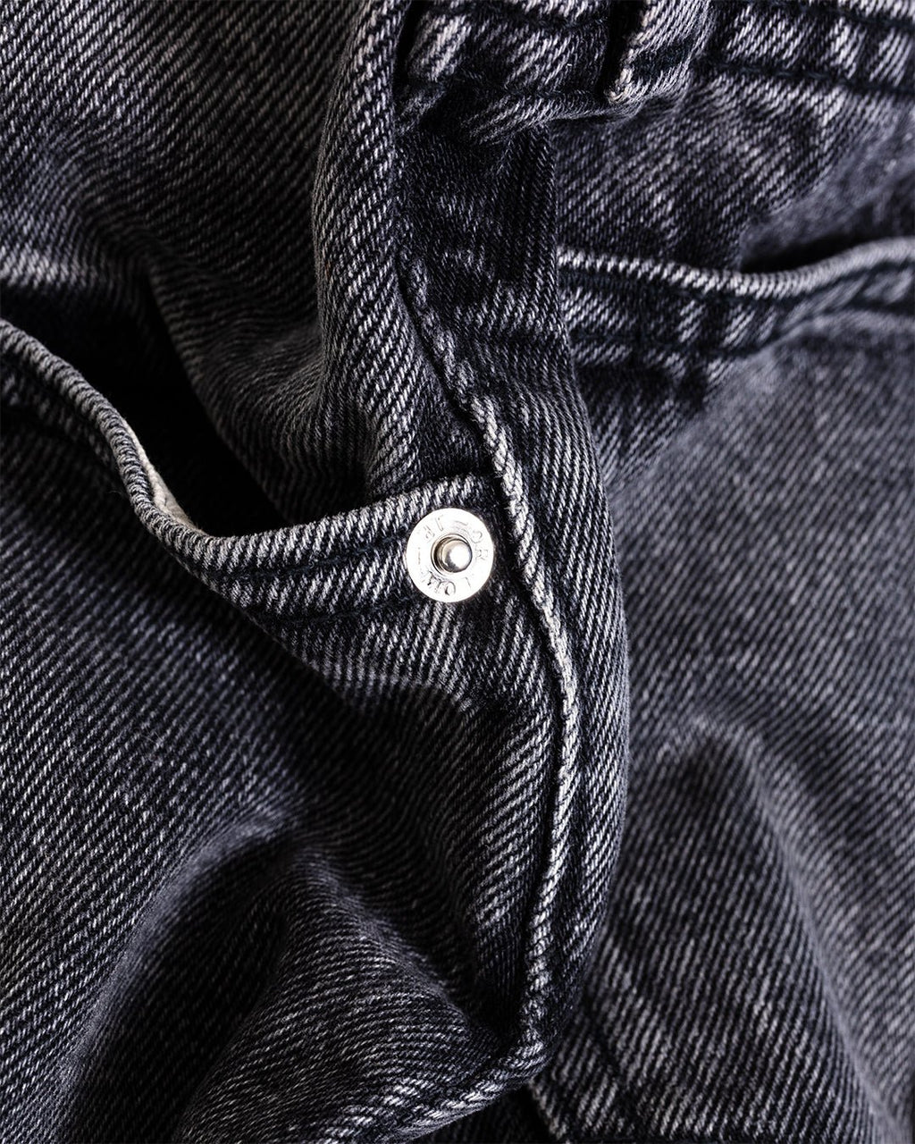 105 90s Black Denim Stone Black - ORSLOW