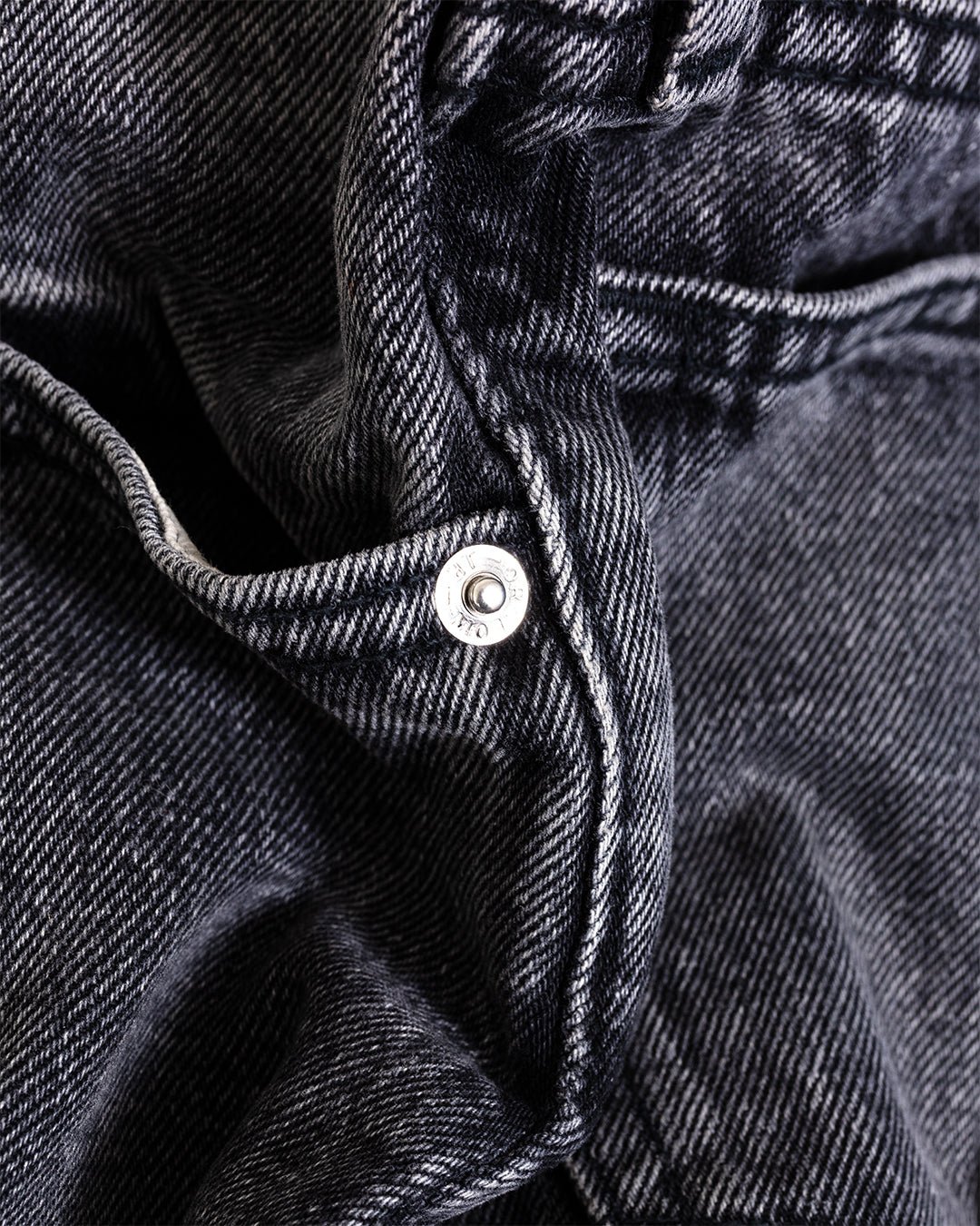 105 90s Black Denim Stone Black - ORSLOW