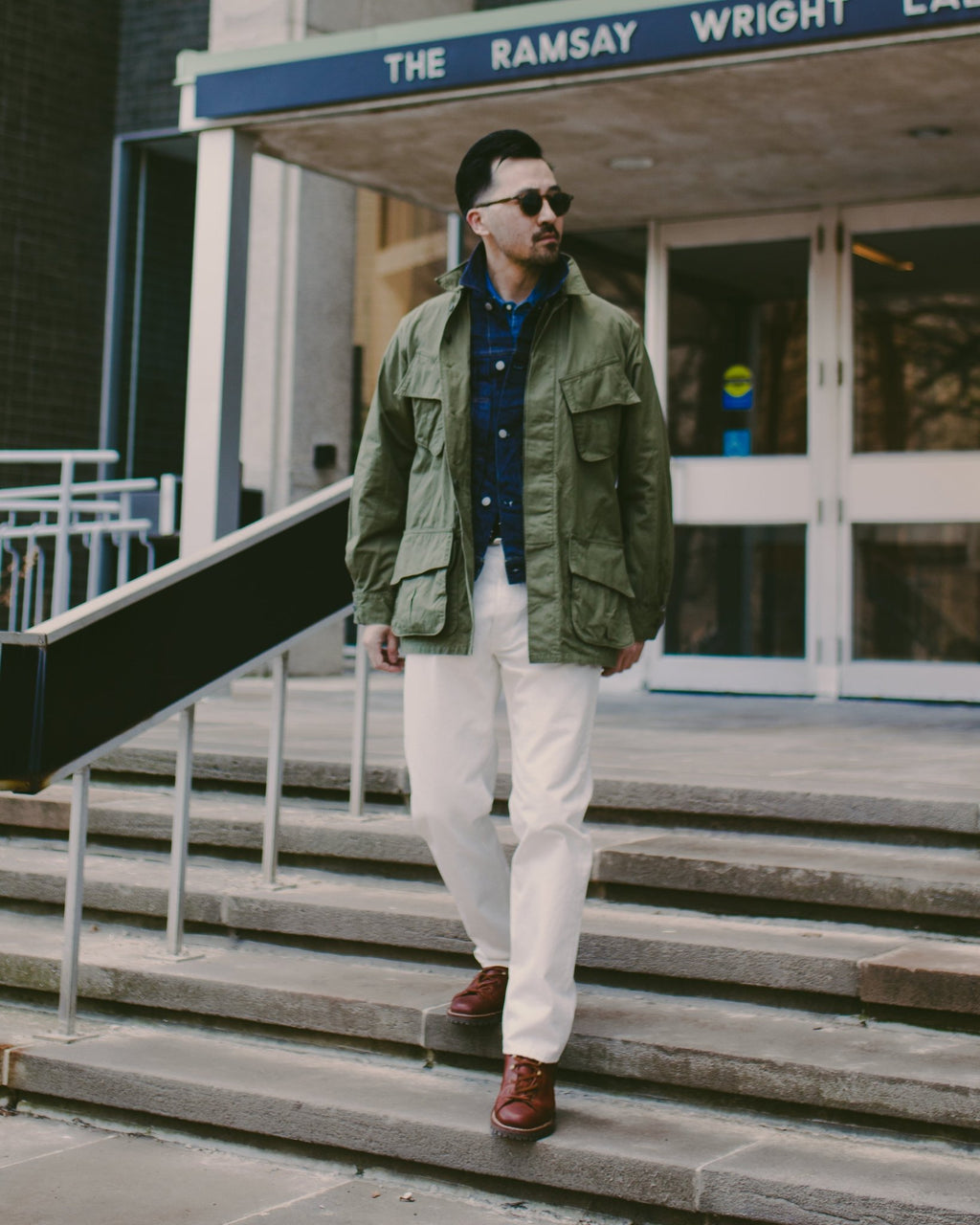 105 90s White Denim - ORSLOW
