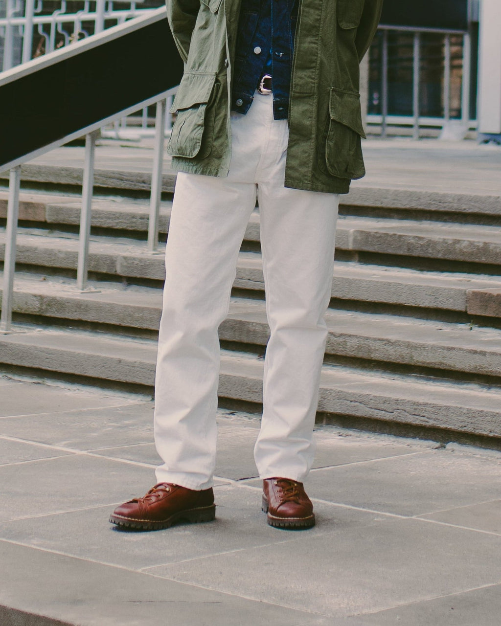 105 90s White Denim - ORSLOW