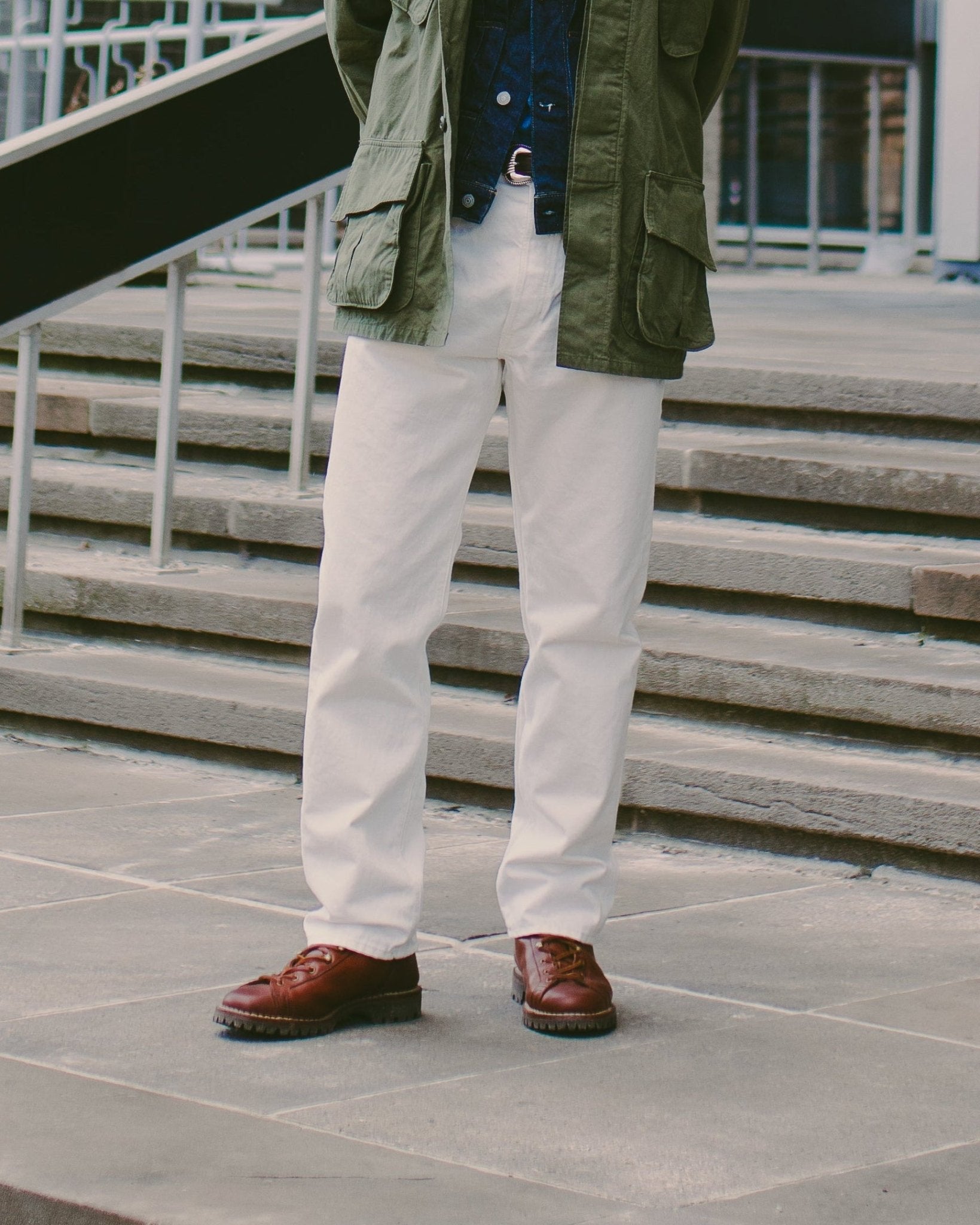 105 90s White Denim - ORSLOW