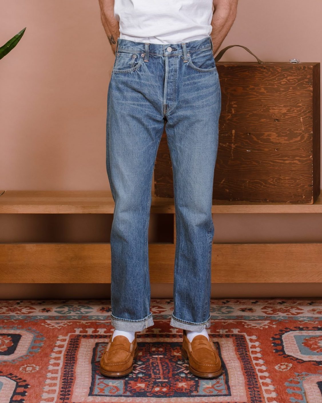 105 Standard Fit Selvedge Denim - 2 Year Wash - ORSLOW