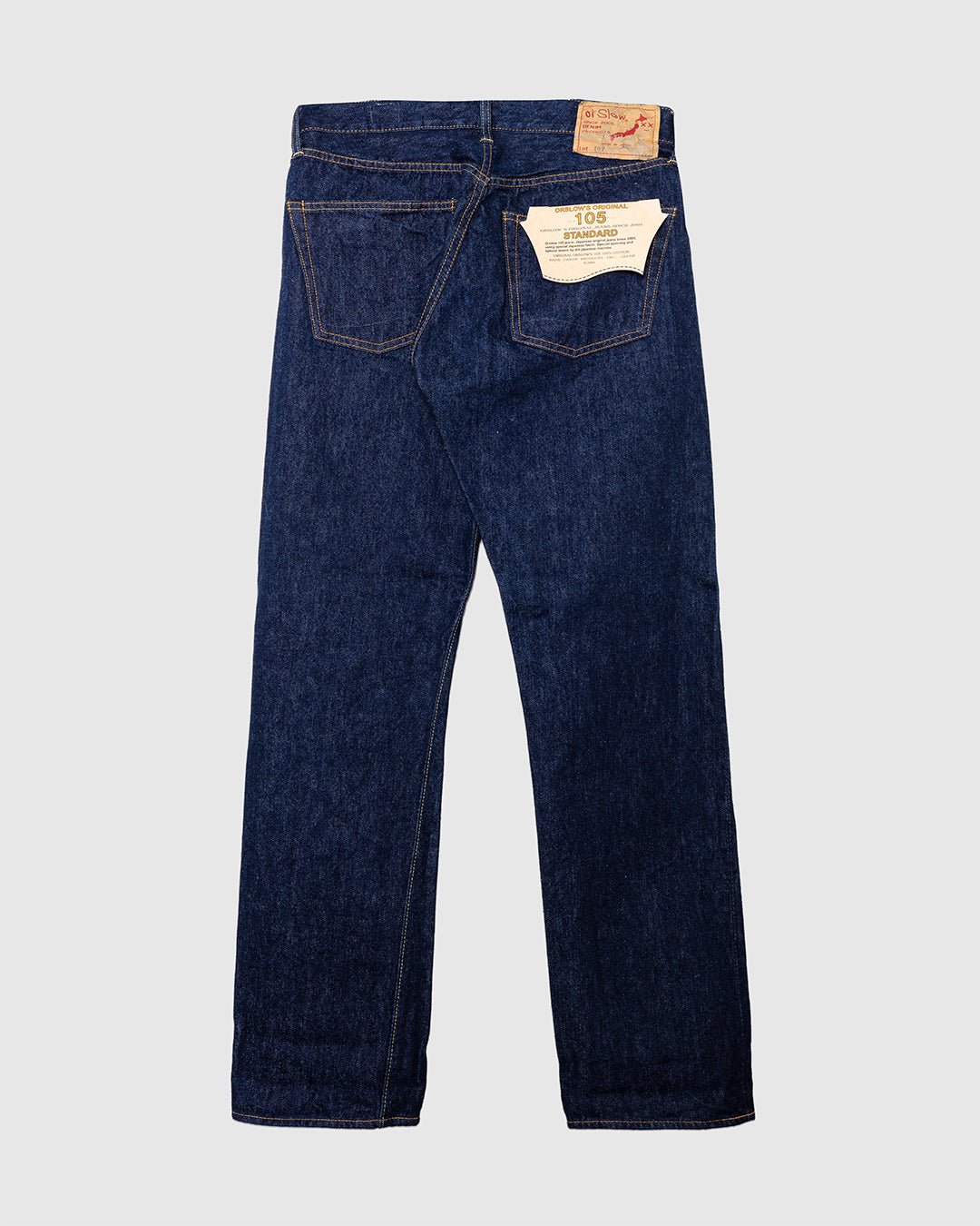 105 Standard Fit Selvedge Denim One Wash - ORSLOW