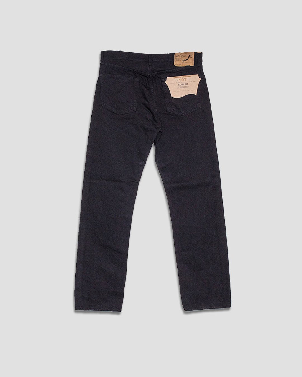 107 Ivy Fit Black Denim - ORSLOW