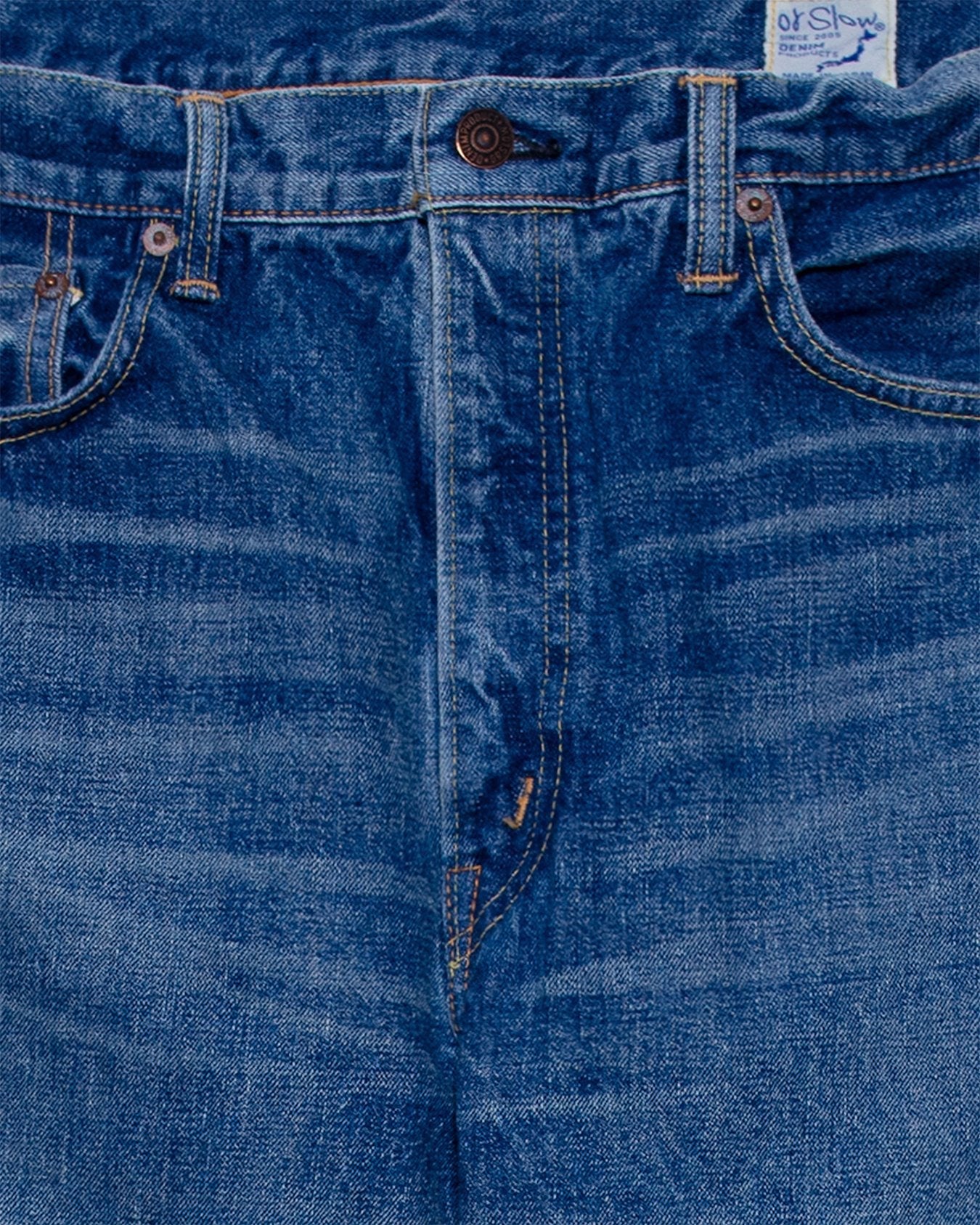 107 Ivy Fit Denim Selvedge 2 Year Wash - ORSLOW
