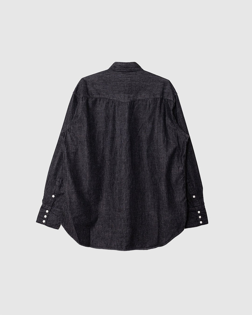 Black Denim Western Shirt Black - ORSLOW